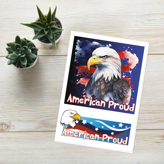 America Proud: Kiss Cut Sticker Sheet Large