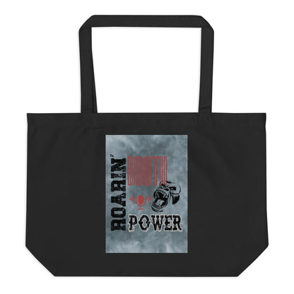 SOTVO Voice Actor Large Organic Cotton Tote Bag: King of Booth: Gorilla Style