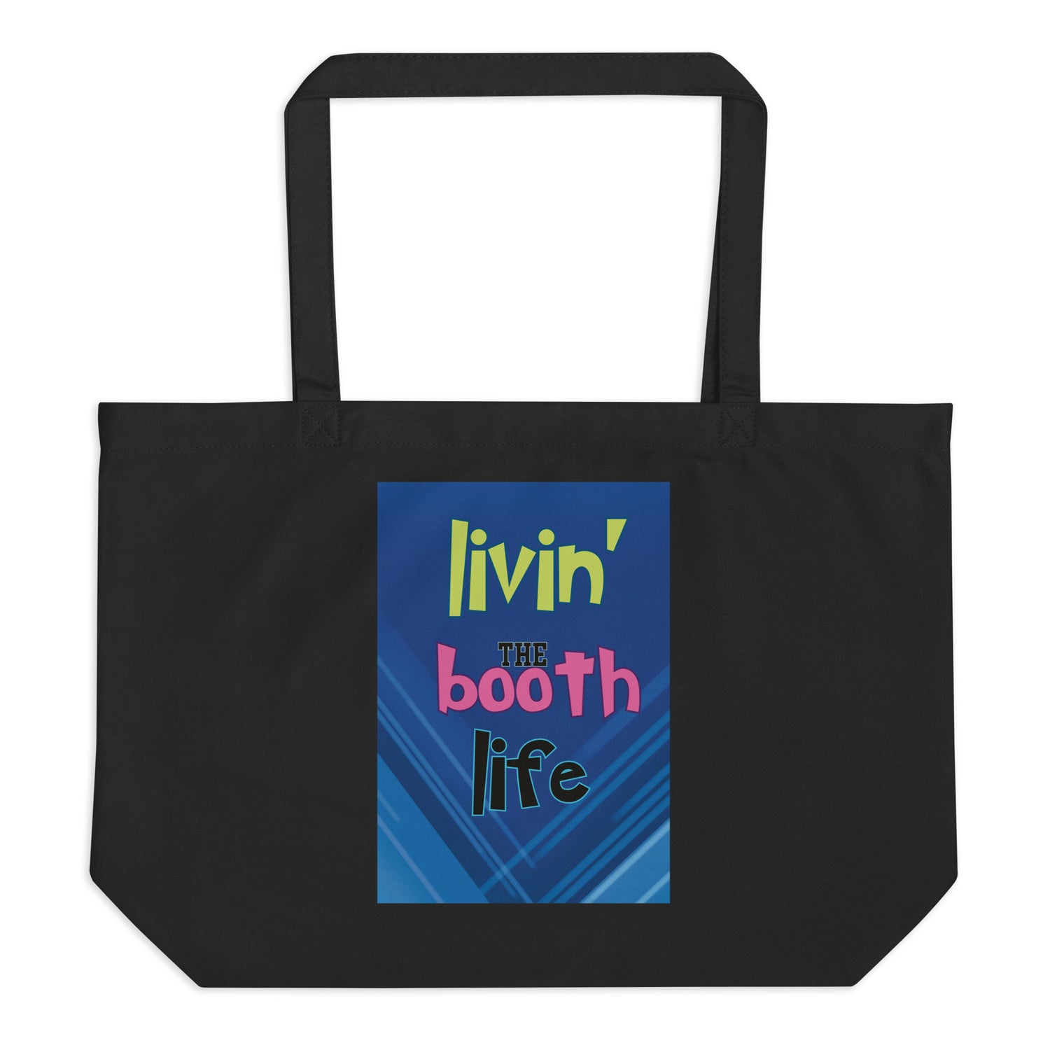 SOTVO Voice Actor Large Organic Tote Bag: Booth Life Style