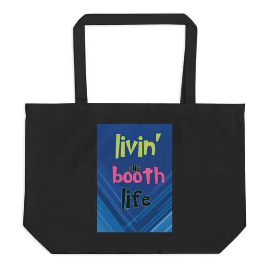 SOTVO Voice Actor Large Organic Tote Bag: Booth Life Style