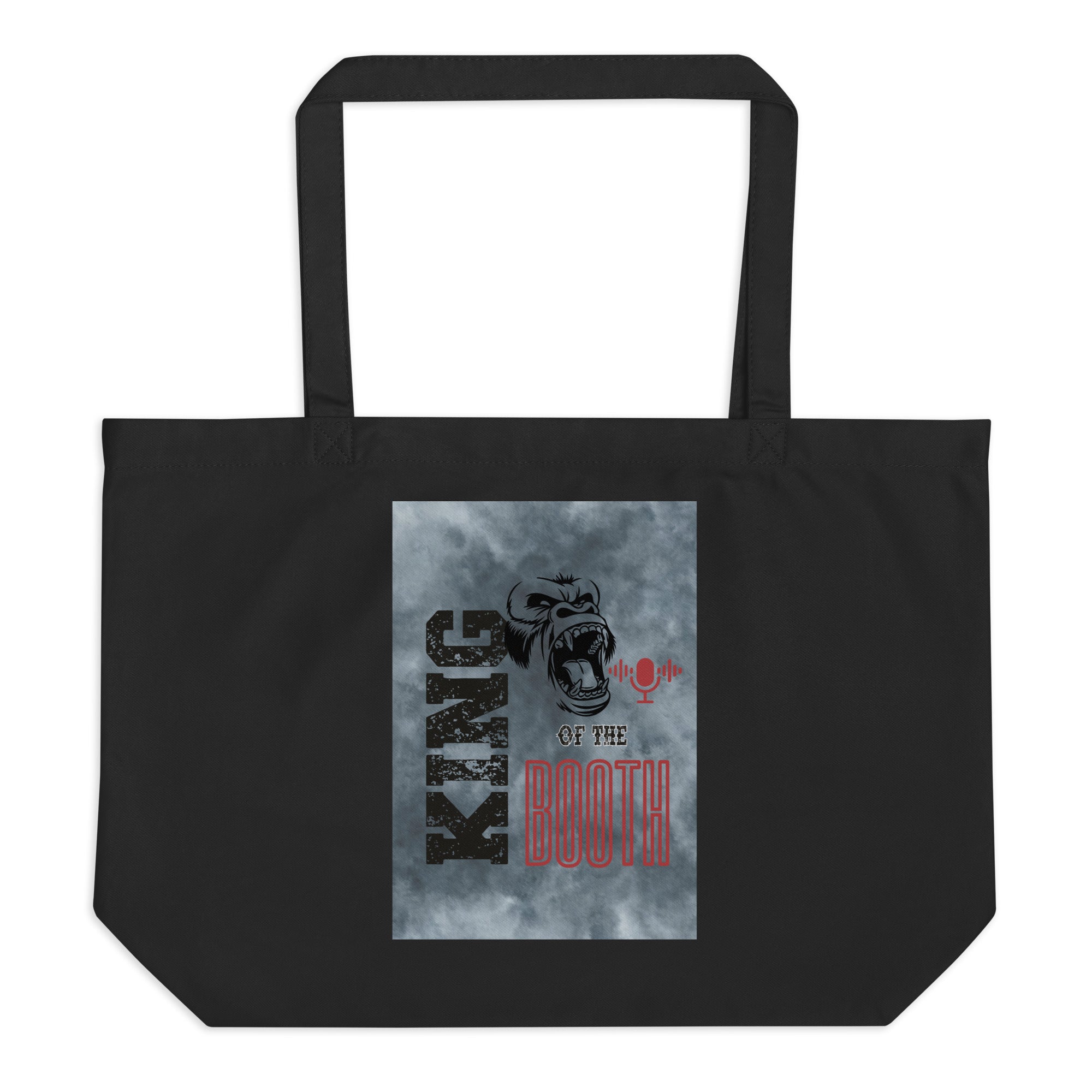 SOTVO Voice Actor Large Organic Cotton Tote Bag: King of Booth: Gorilla Style