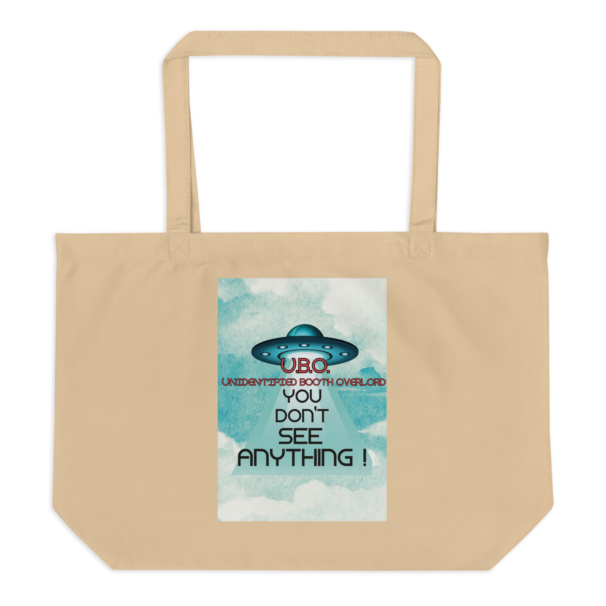 SOTVO Voice Actor Large Organic Tote Bag: Booth Overlord Style