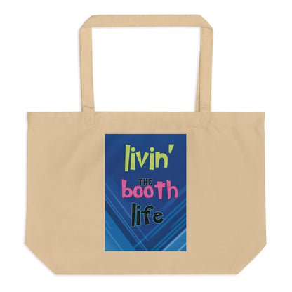 SOTVO Voice Actor Large Organic Tote Bag: Booth Life Style