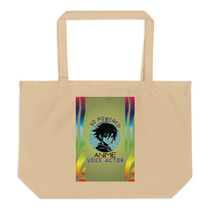 SOTVO Voice Actor Large Organic Cotton Tote Bag: V.O. Anime Style