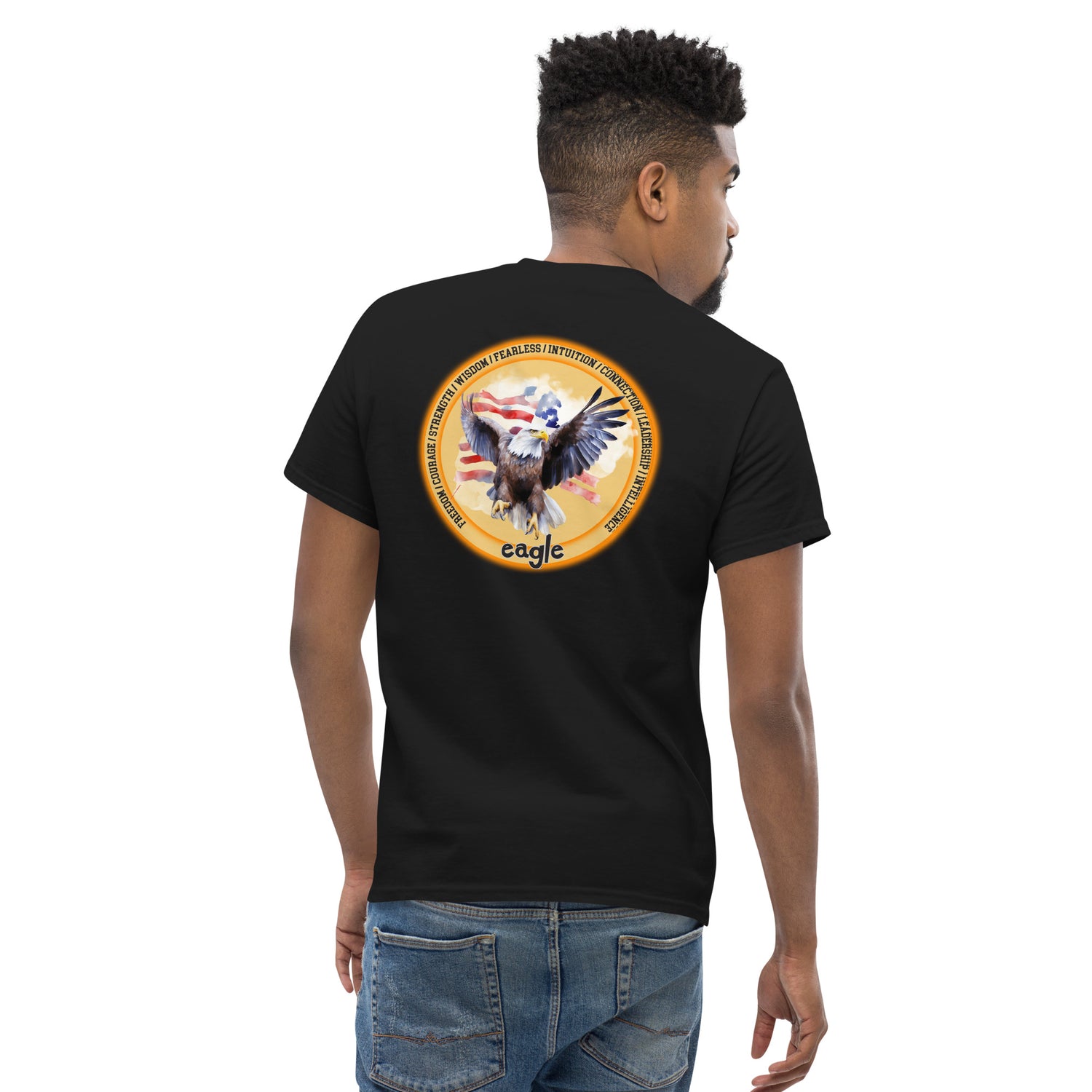 Mascot Spirit Animal Totem:  EAGLE: Men’s Classic Tee T-Shirt: Gildan