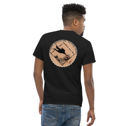 Mascot Spirit Animal Totem:  HERON: Men’s Classic Tee T-Shirt: Gildan