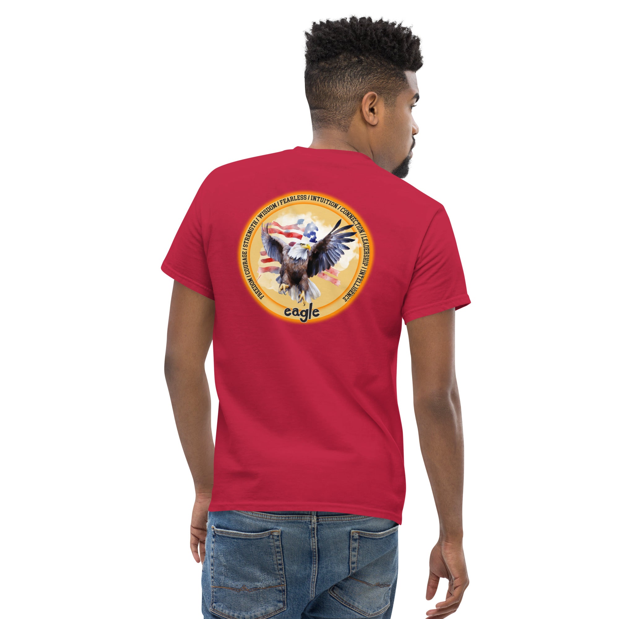 Mascot Spirit Animal Totem:  EAGLE: Men’s Classic Tee T-Shirt: Gildan