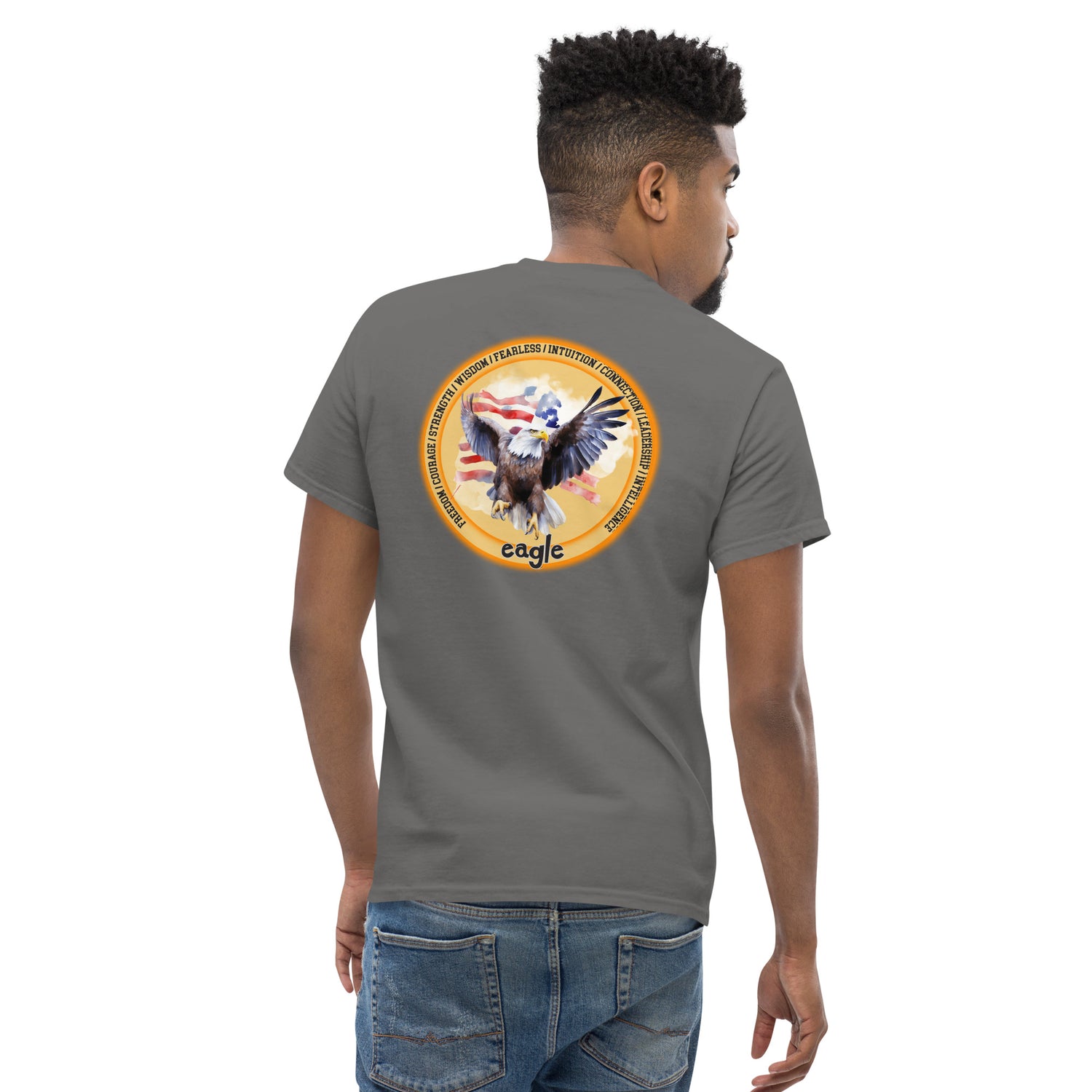 Mascot Spirit Animal Totem:  EAGLE: Men’s Classic Tee T-Shirt: Gildan