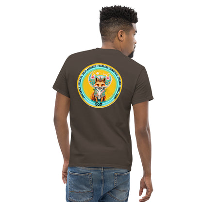 Mascot Spirit Animal Totem:  FOX: Men’s Classic Tee T-Shirt: Gildan