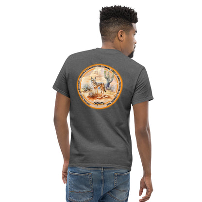 Mascot Spirit Animal Totem:  COYOTE: Men’s Classic Tee T-Shirt: Gildan