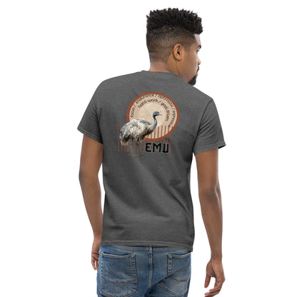 Mascot Spirit Animal Totem:  EMU: Men’s Classic Tee T-Shirt: Gildan