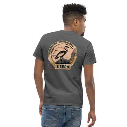 Mascot Spirit Animal Totem:  HERON: Men’s Classic Tee T-Shirt: Gildan