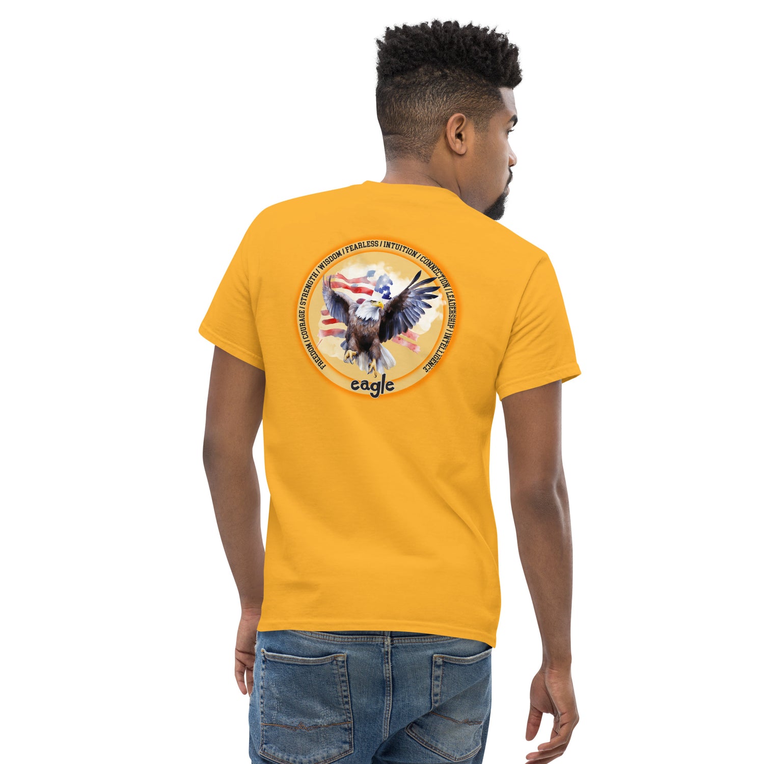 Mascot Spirit Animal Totem:  EAGLE: Men’s Classic Tee T-Shirt: Gildan