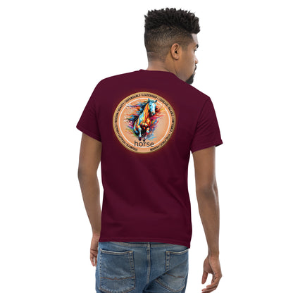 Mascot Spirit Animal Totem:  HORSE: Men’s Classic Tee T-Shirt: Gildan