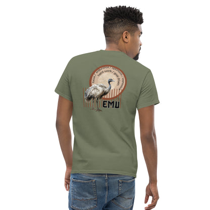 Mascot Spirit Animal Totem:  EMU: Men’s Classic Tee T-Shirt: Gildan