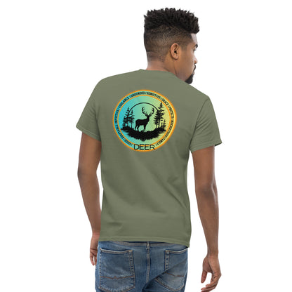 Mascot Spirit Animal Totem:  DEER: Men’s Classic Tee T-Shirt: Gildan