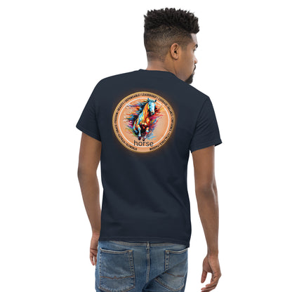 Mascot Spirit Animal Totem:  HORSE: Men’s Classic Tee T-Shirt: Gildan