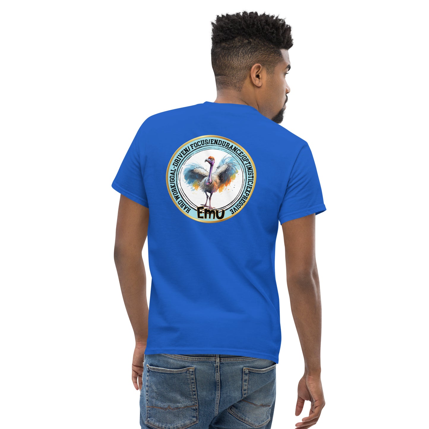 Mascot Spirit Animal Totem:  EMU: Men’s Classic Tee T-Shirt: Gildan