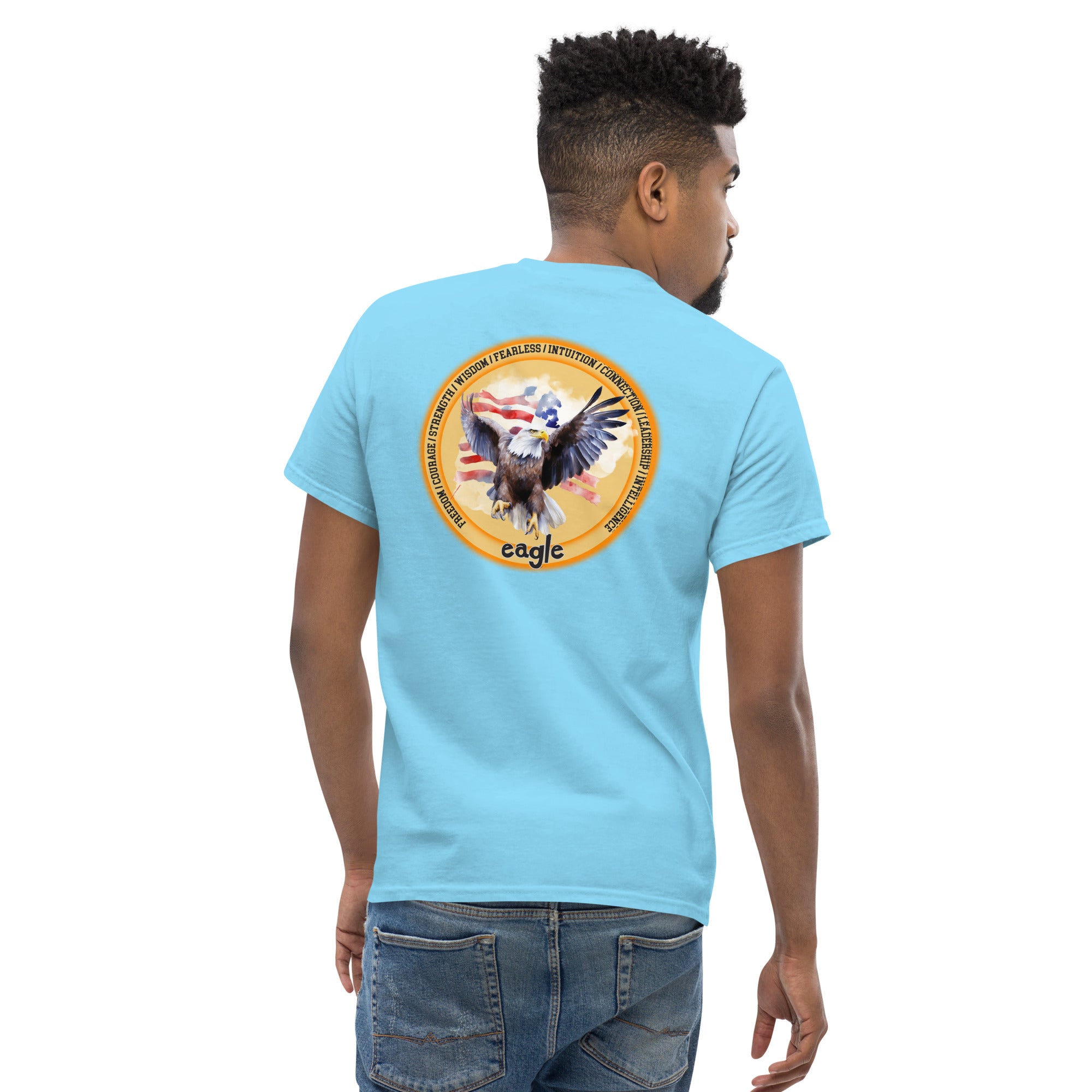 Mascot Spirit Animal Totem:  EAGLE: Men’s Classic Tee T-Shirt: Gildan