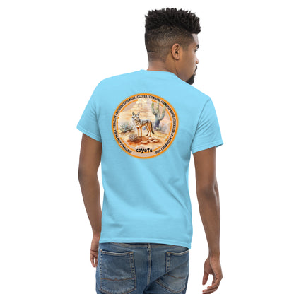 Mascot Spirit Animal Totem:  COYOTE: Men’s Classic Tee T-Shirt: Gildan