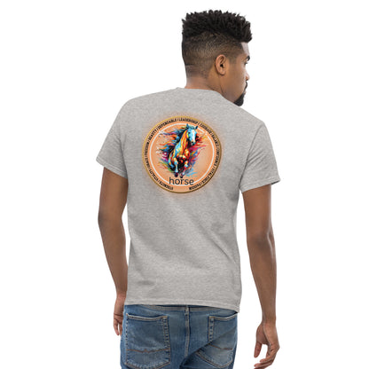 Mascot Spirit Animal Totem:  HORSE: Men’s Classic Tee T-Shirt: Gildan