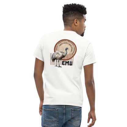 Mascot Spirit Animal Totem:  EMU: Men’s Classic Tee T-Shirt: Gildan