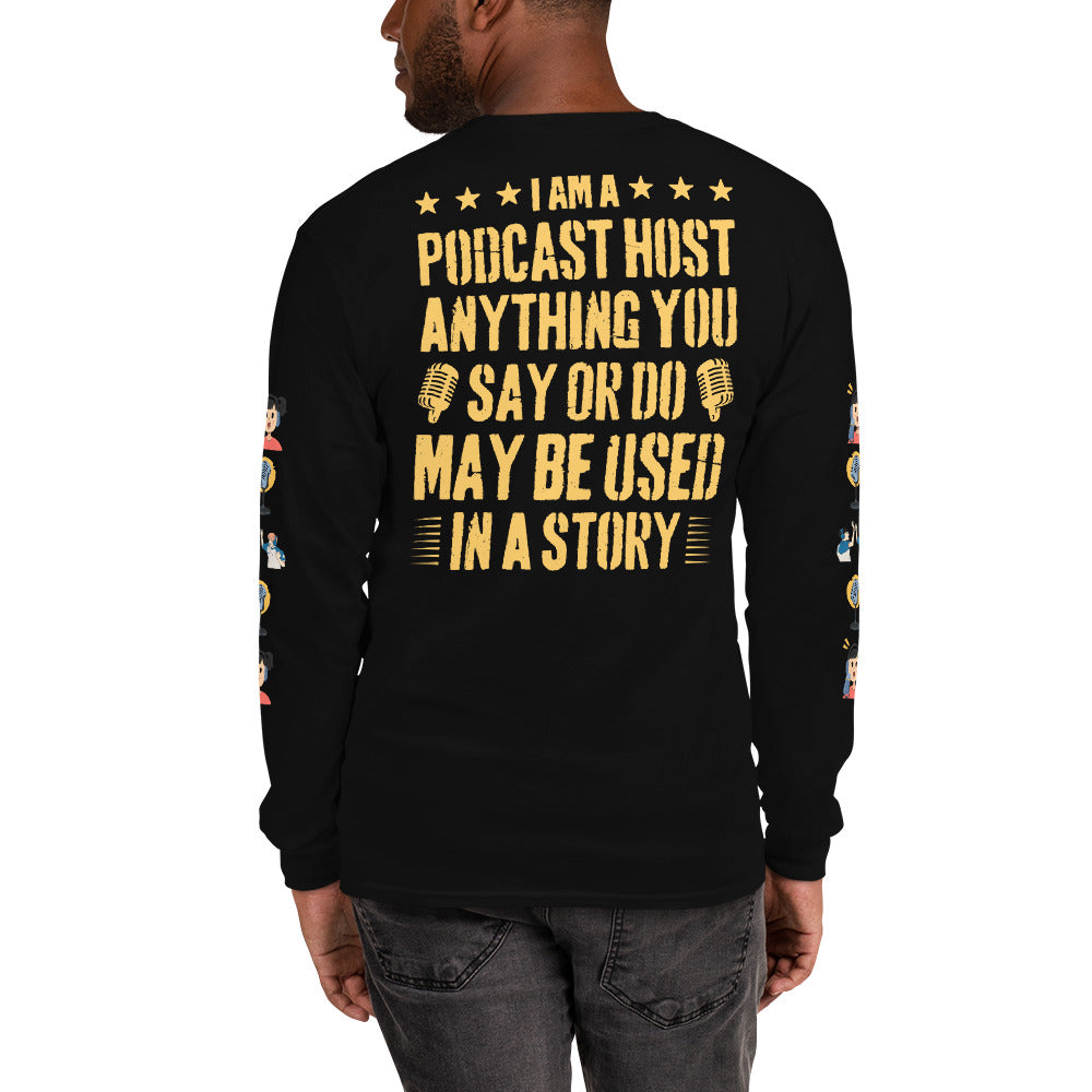 Podhost Host: Trendy Unisex Long Sleeve Shirt