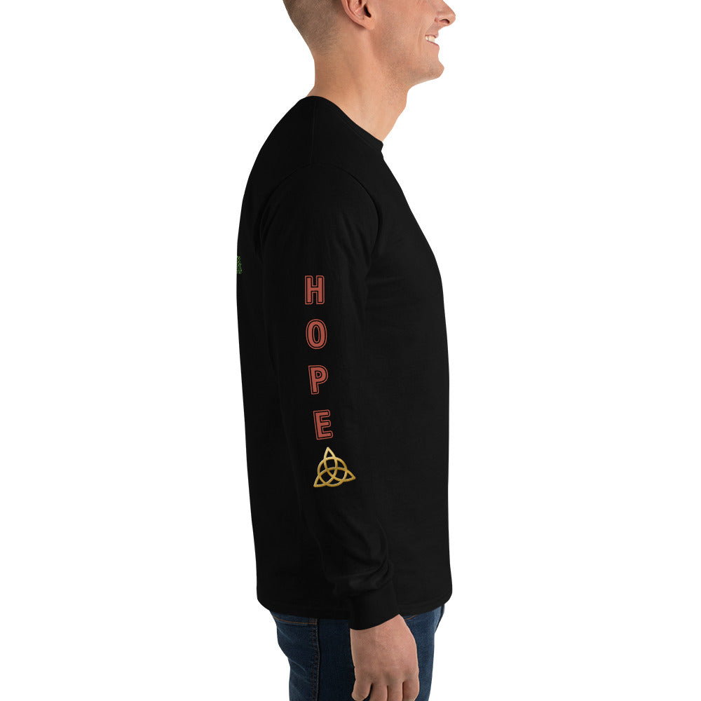 Unisex Classic Style Gildan Long Sleeve Shirt: HOPE