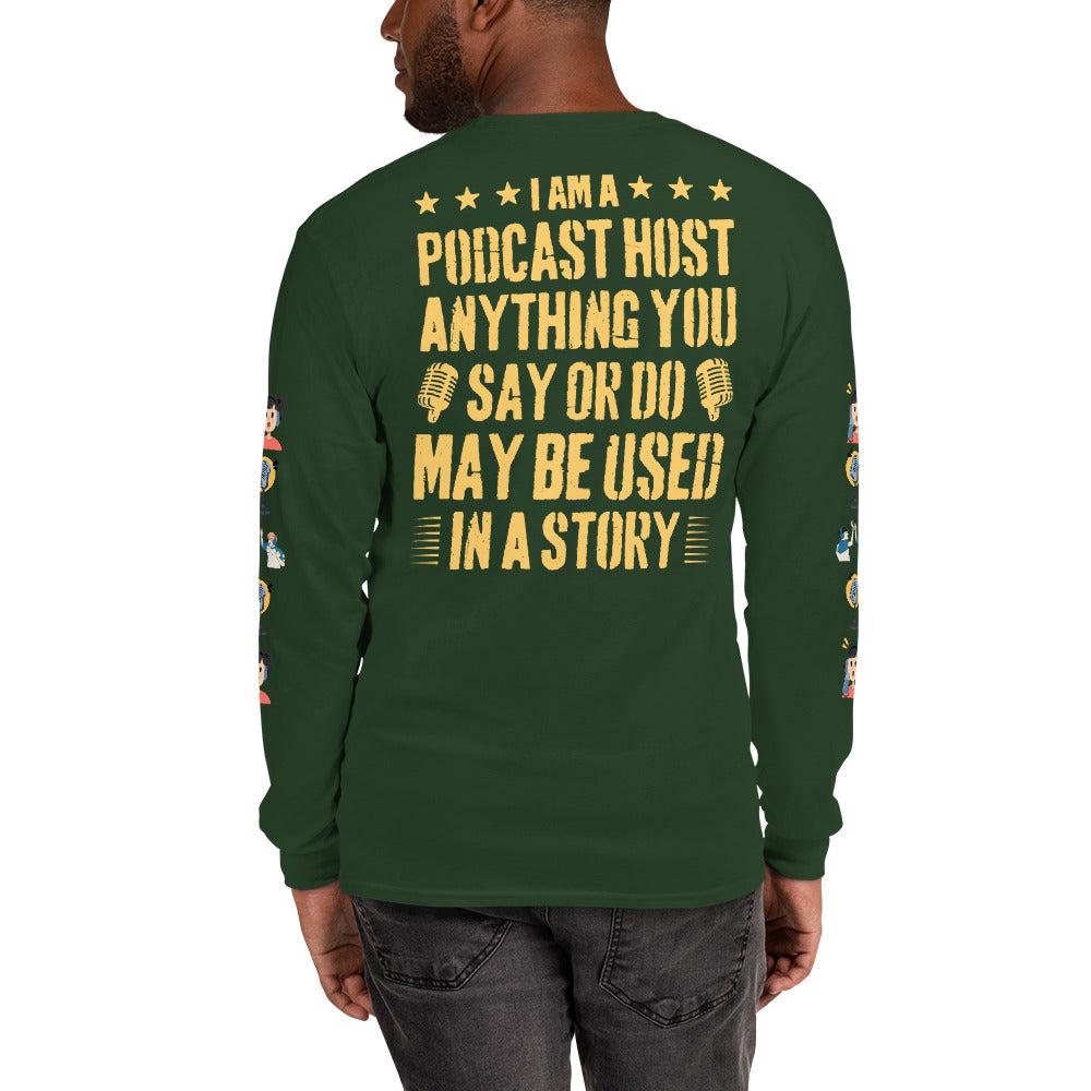 Podhost Host: Trendy Unisex Long Sleeve Shirt