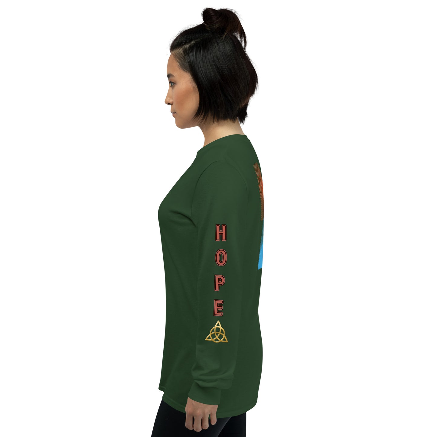 Unisex Classic Style Gildan Long Sleeve Shirt: HOPE