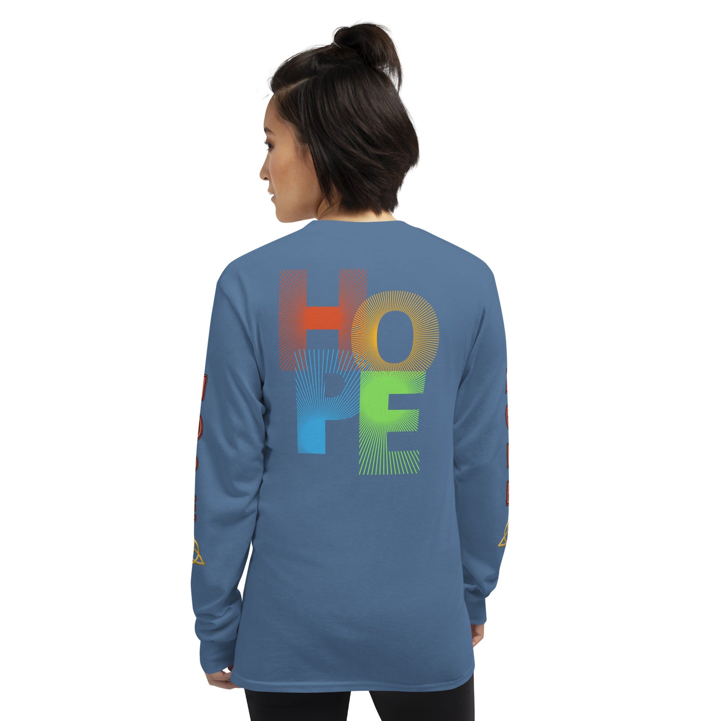 Unisex Classic Style Gildan Long Sleeve Shirt: HOPE