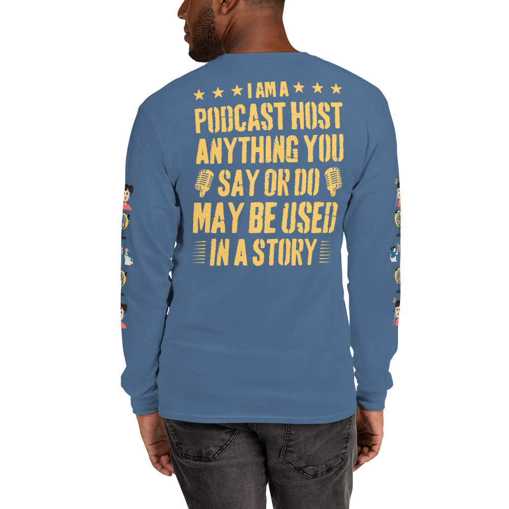 Podhost Host: Trendy Unisex Long Sleeve Shirt
