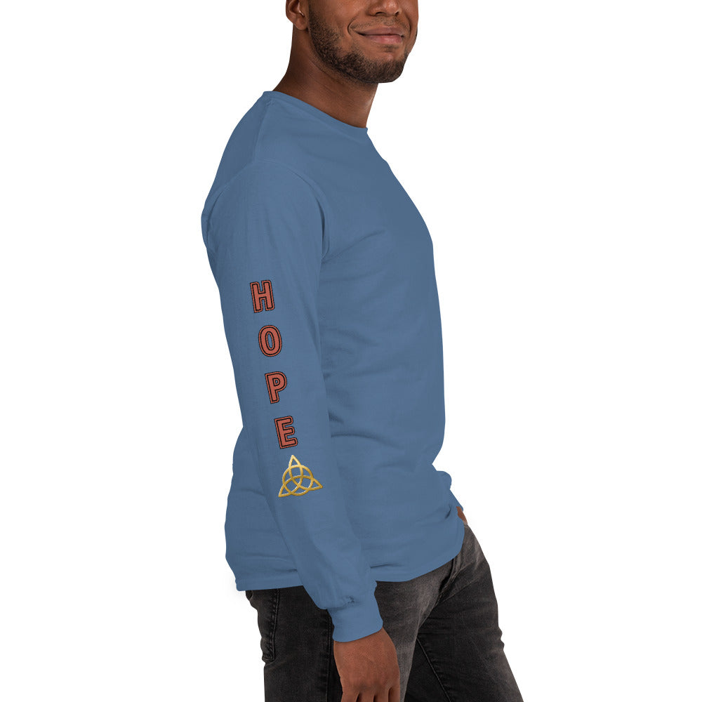 Unisex Classic Style Gildan Long Sleeve Shirt: POSITIVE VIBES