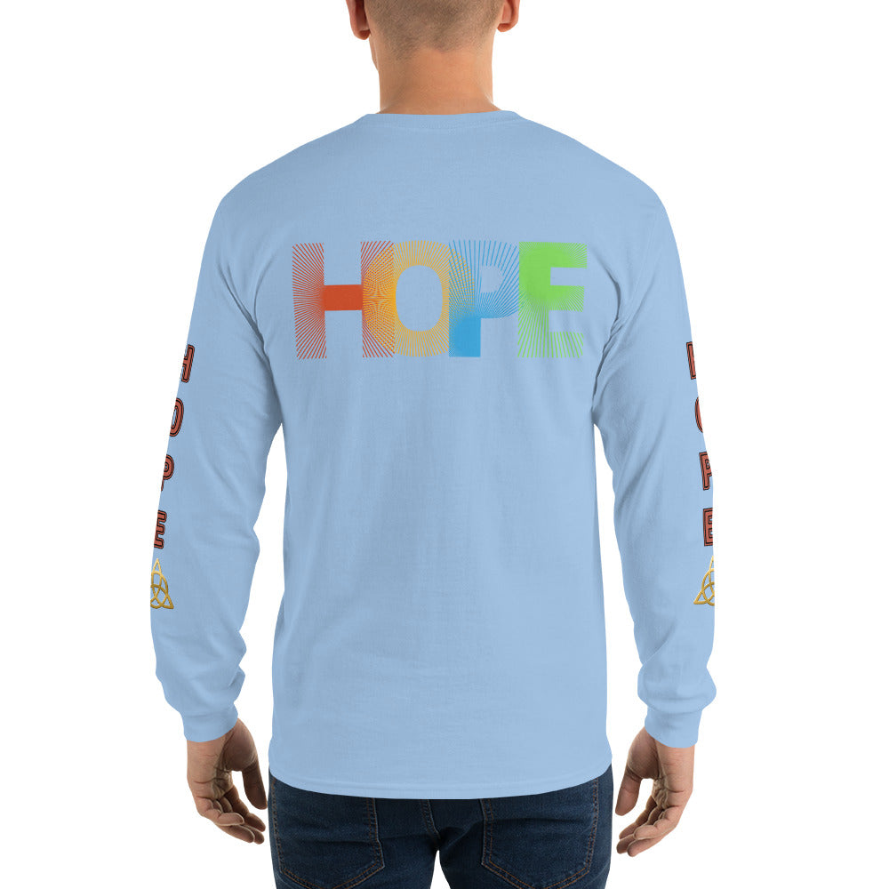 Unisex Classic Style Gildan Long Sleeve Shirt: HOPE