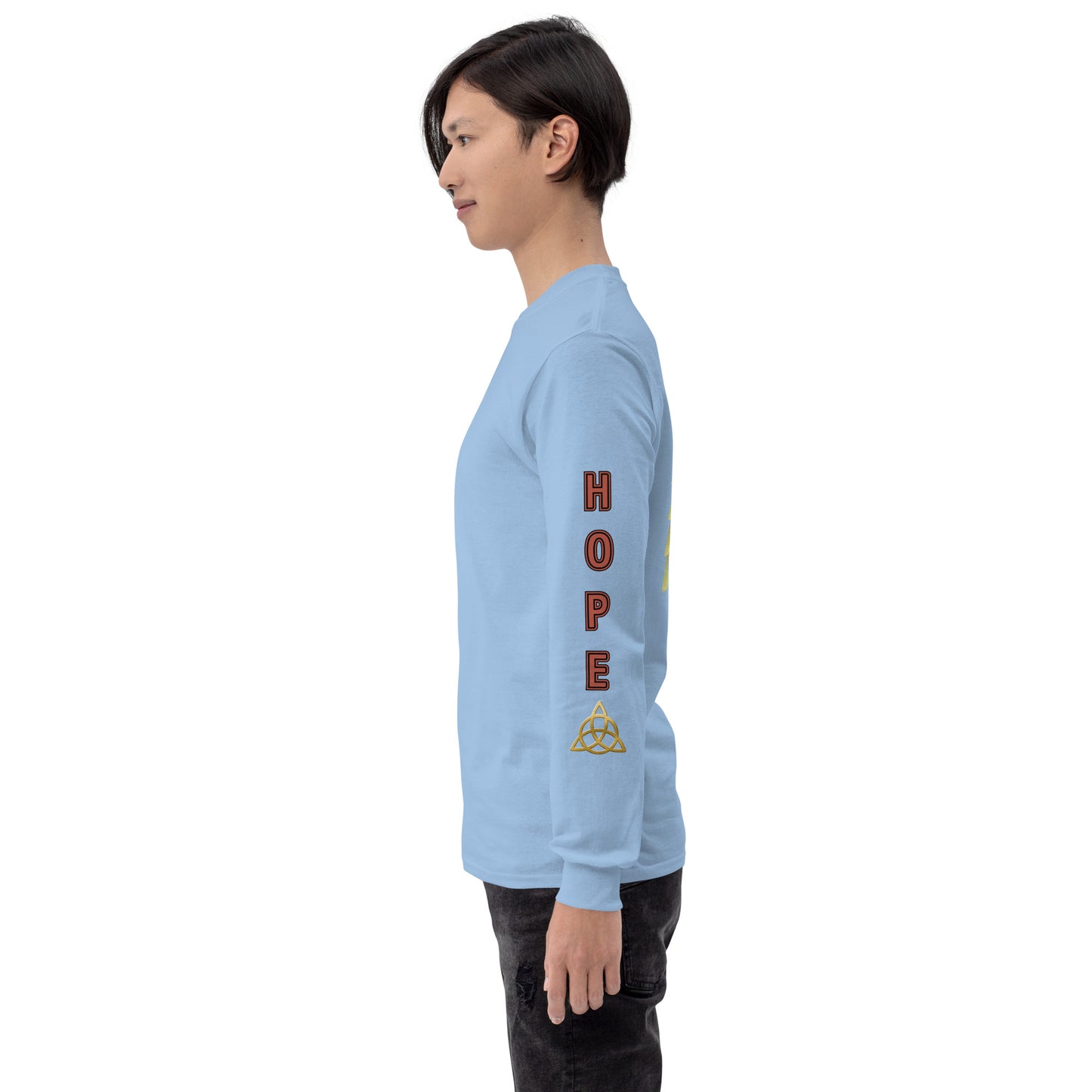 Unisex Classic Style Gildan Long Sleeve Shirt: POSITIVE