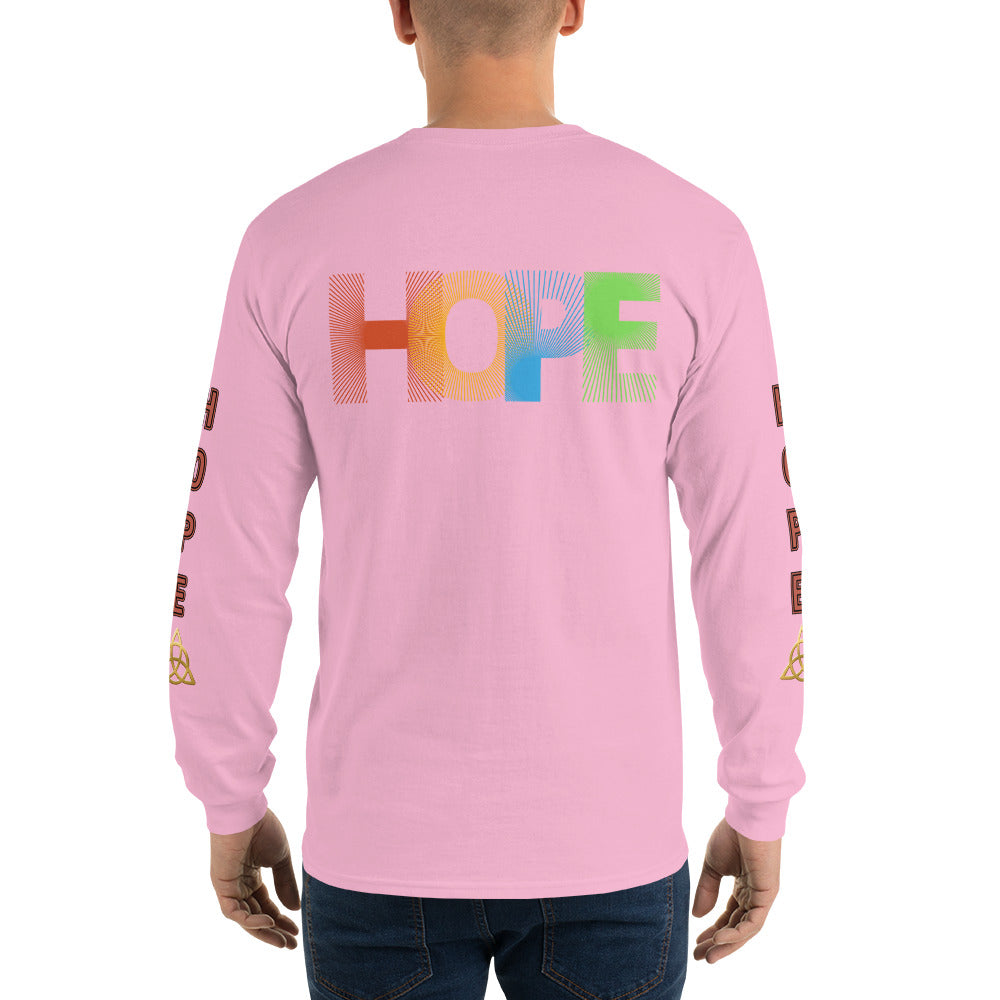 Unisex Classic Style Gildan Long Sleeve Shirt: HOPE