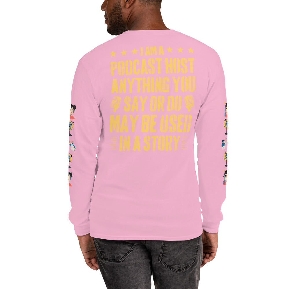 Podhost Host: Trendy Unisex Long Sleeve Shirt