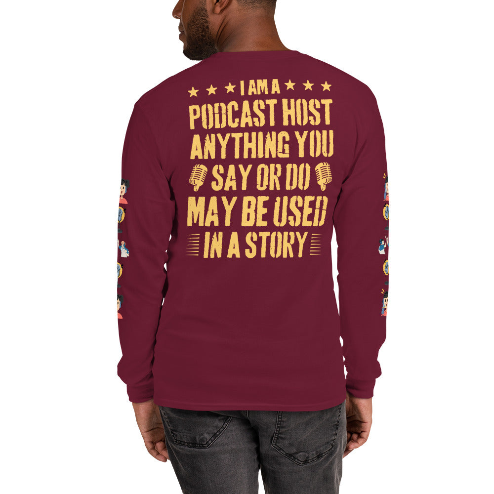 Podhost Host: Trendy Unisex Long Sleeve Shirt