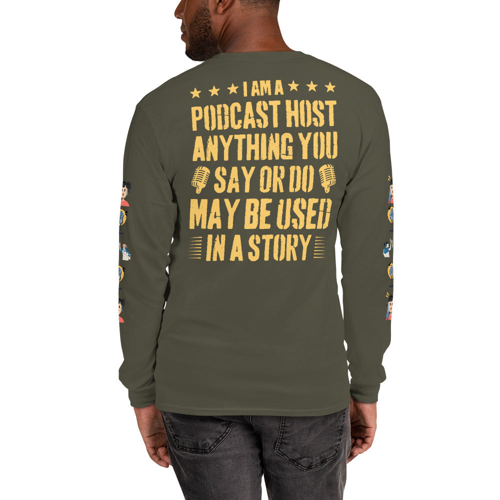 Podhost Host: Trendy Unisex Long Sleeve Shirt