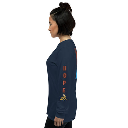 Unisex Classic Style Gildan Long Sleeve Shirt: HOPE