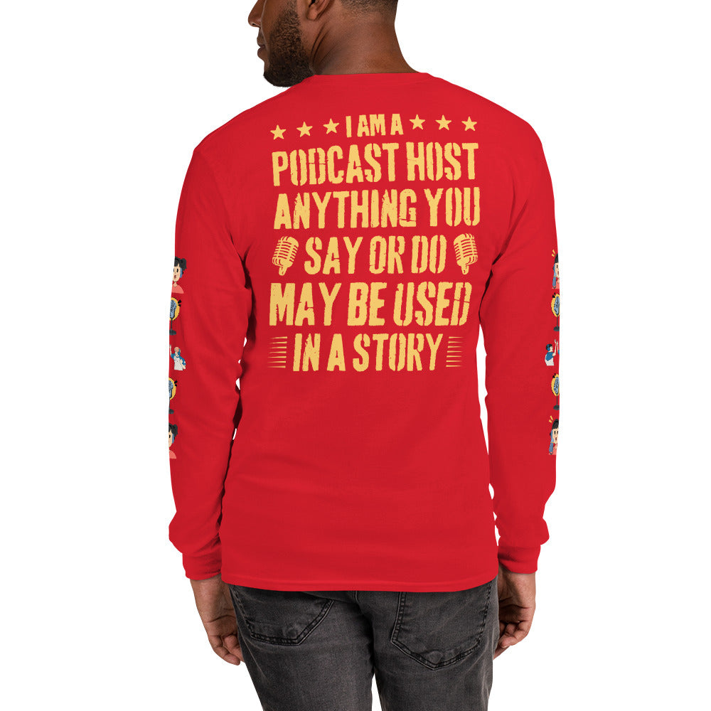 Podhost Host: Trendy Unisex Long Sleeve Shirt