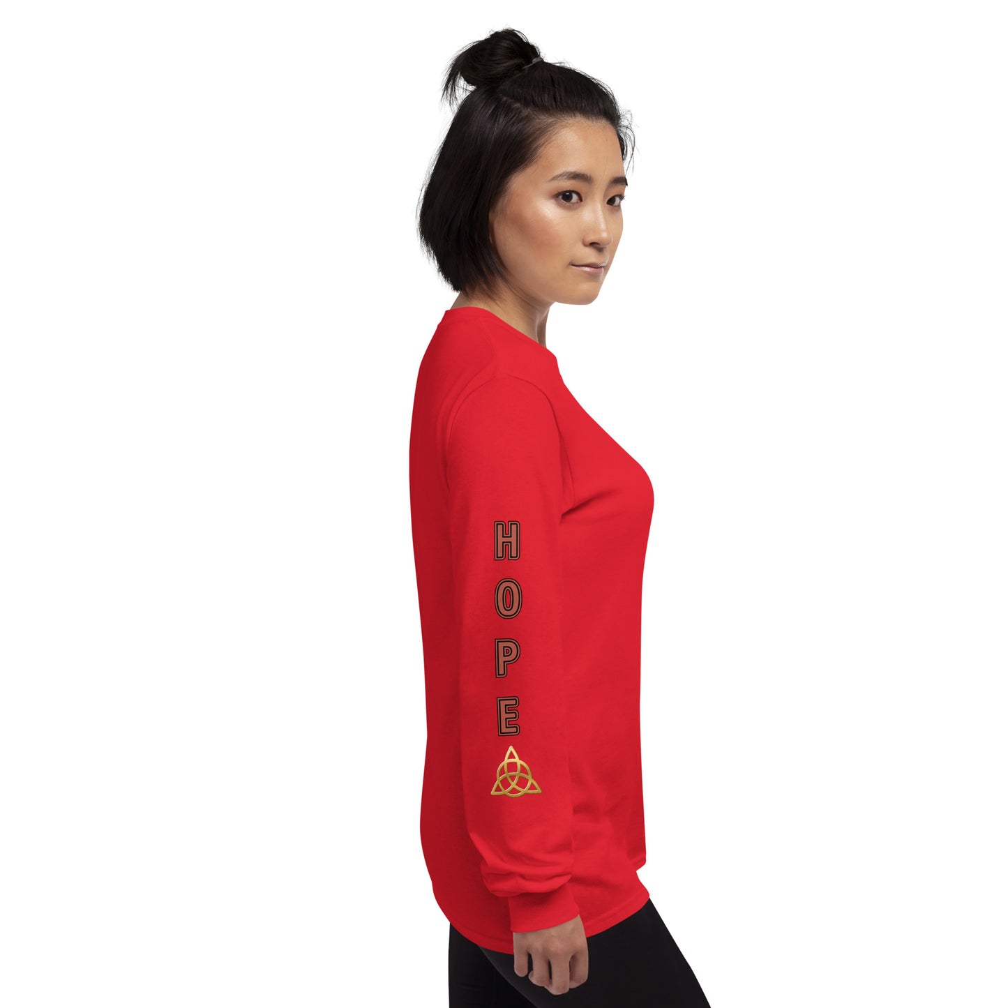 Unisex Classic Style Gildan Long Sleeve Shirt: HOPE