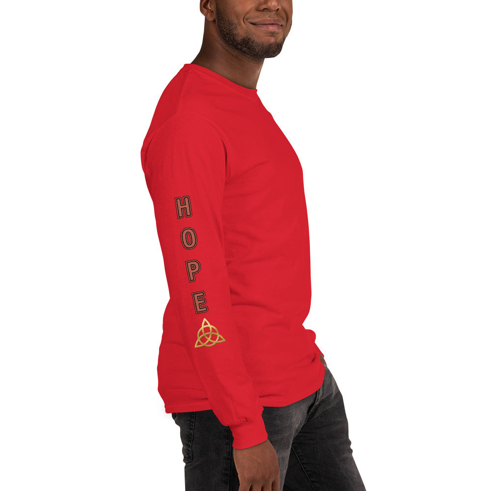 Unisex Classic Style Gildan Long Sleeve Shirt: POSITIVE VIBES