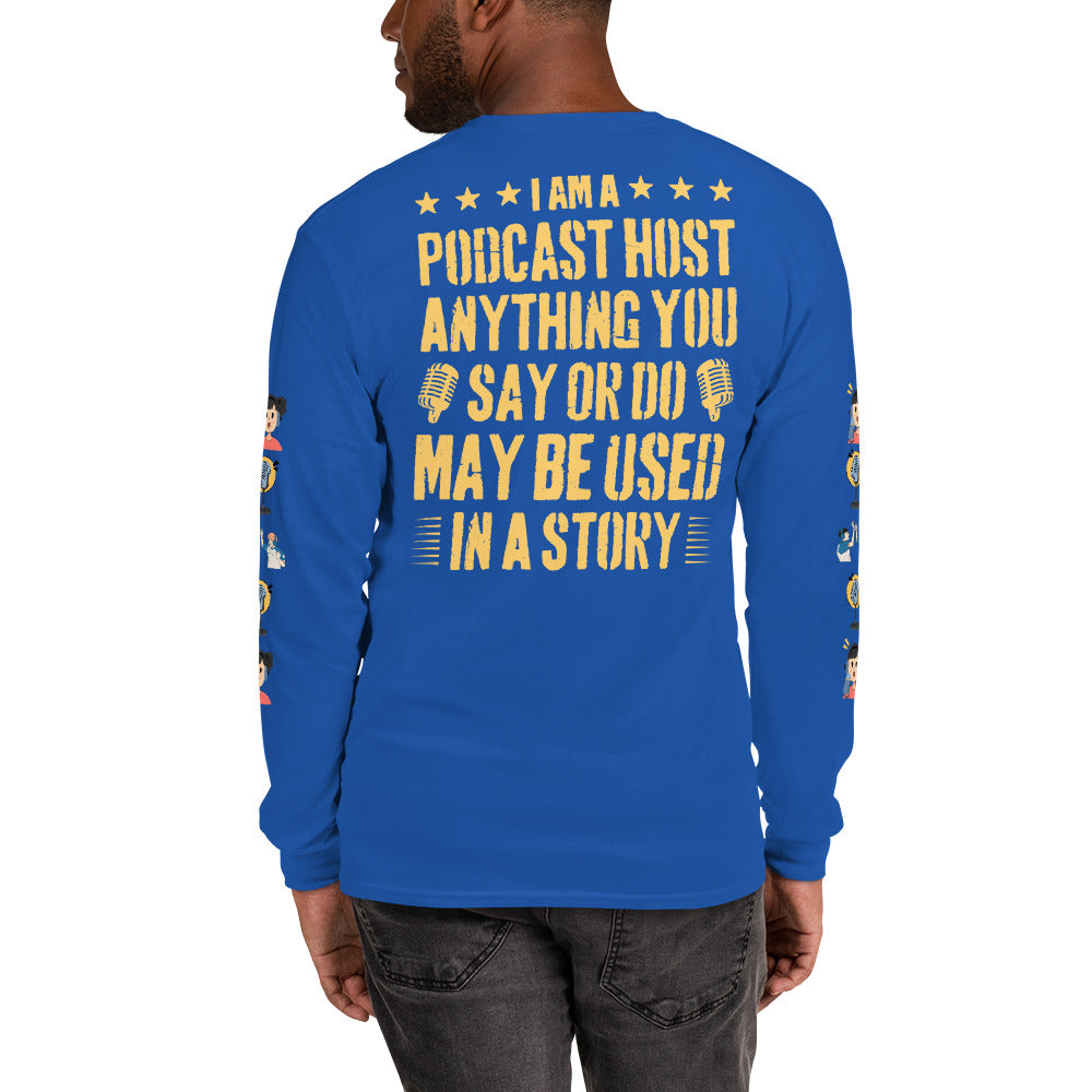 Podhost Host: Trendy Unisex Long Sleeve Shirt