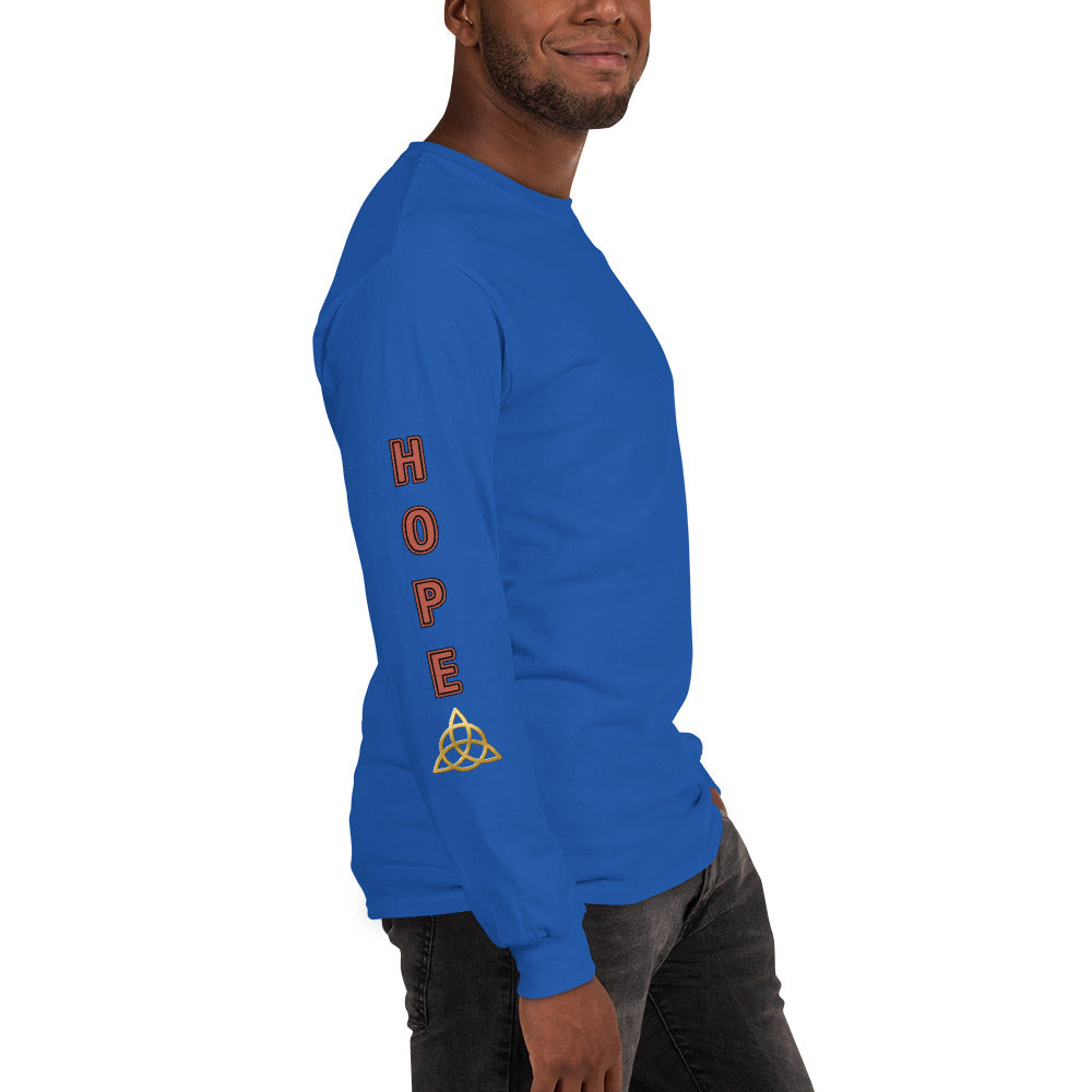 Unisex Classic Style Gildan Long Sleeve Shirt: POSITIVE VIBES