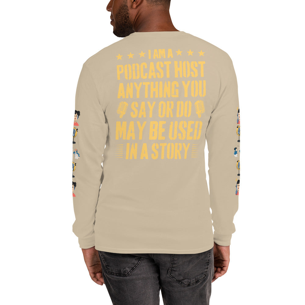 Podhost Host: Trendy Unisex Long Sleeve Shirt