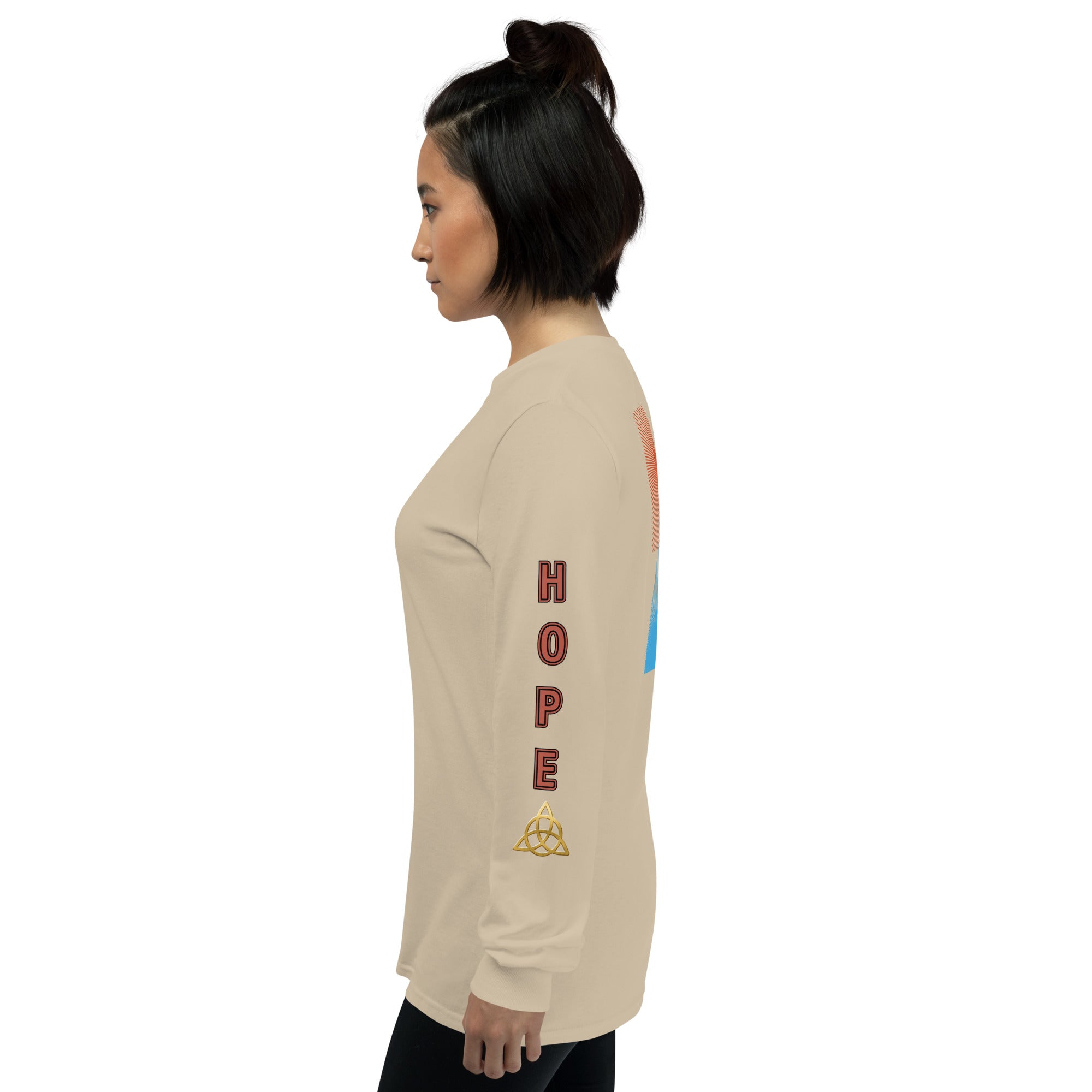 Unisex Classic Style Gildan Long Sleeve Shirt: HOPE