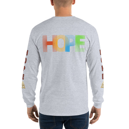 Unisex Classic Style Gildan Long Sleeve Shirt: HOPE