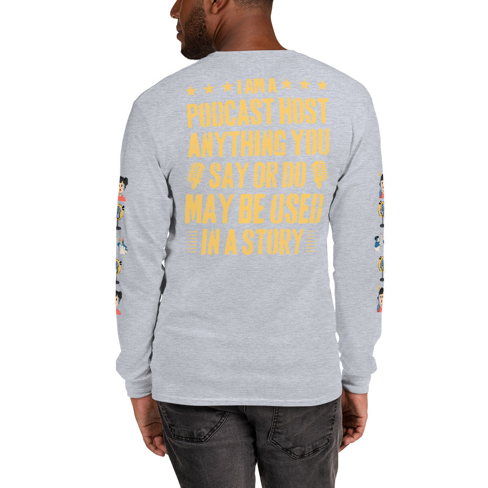 Podhost Host: Trendy Unisex Long Sleeve Shirt