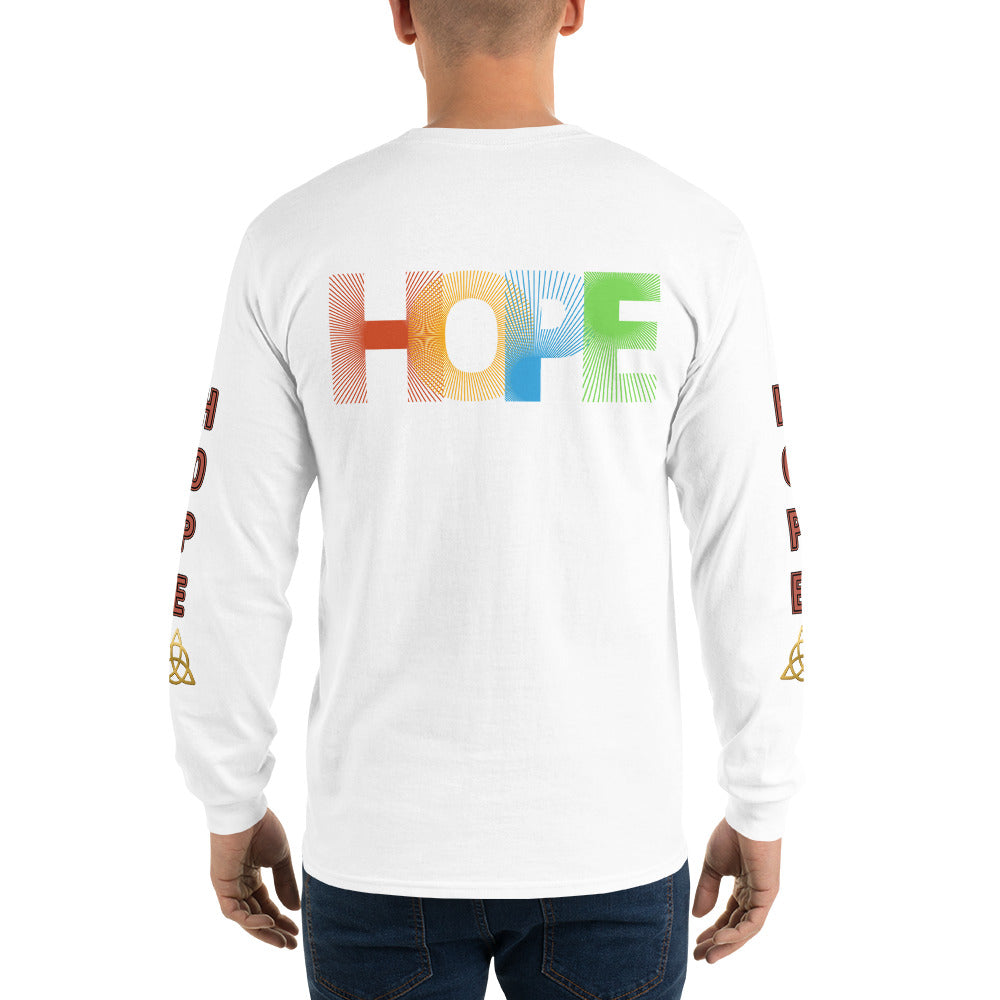 Unisex Classic Style Gildan Long Sleeve Shirt: HOPE